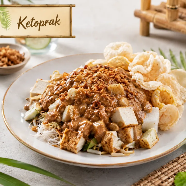 Ketoprak Saung Jajan Sisi Empang