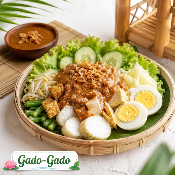 Gado-Gado Saung Jajan Sisi Empang