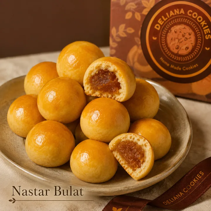 Nastar Bulat Deliana Cookies