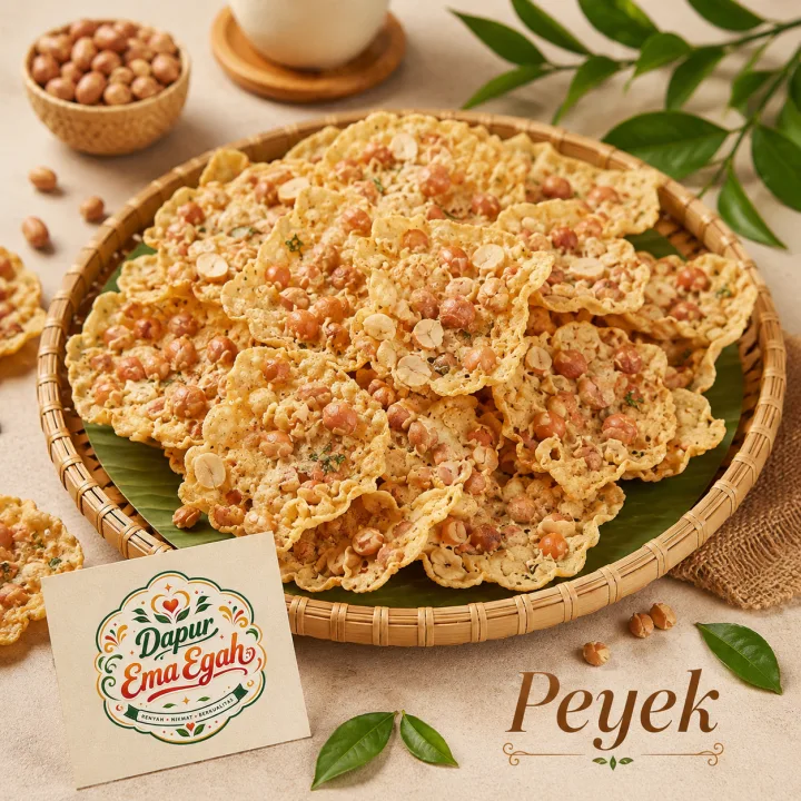 Peyek Kacang Renyah Dapur Ema Egah