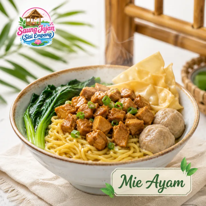 Mie Ayam Saung Jajan Sisi Empang