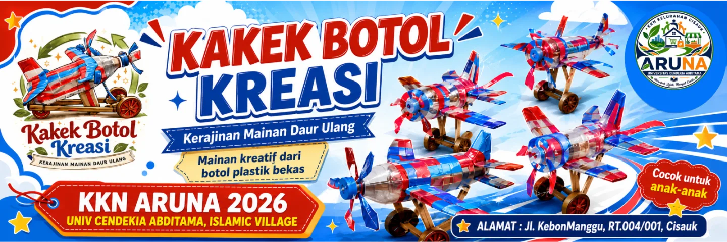 Banner Kakek Botol Kreasi